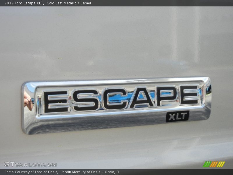 Gold Leaf Metallic / Camel 2012 Ford Escape XLT