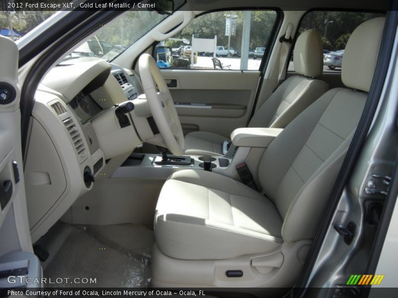Gold Leaf Metallic / Camel 2012 Ford Escape XLT