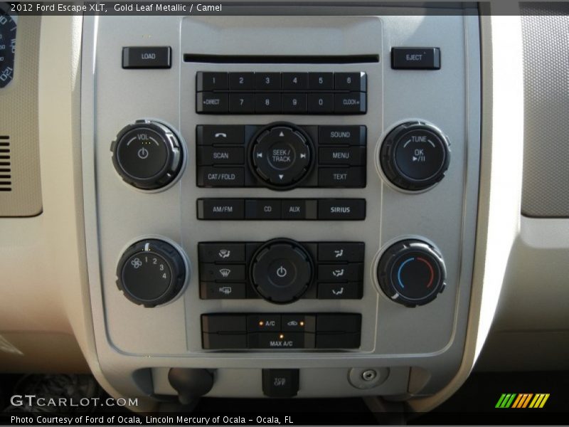Gold Leaf Metallic / Camel 2012 Ford Escape XLT