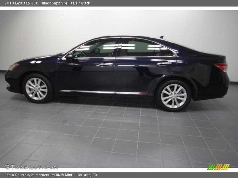 Black Sapphire Pearl / Black 2010 Lexus ES 350