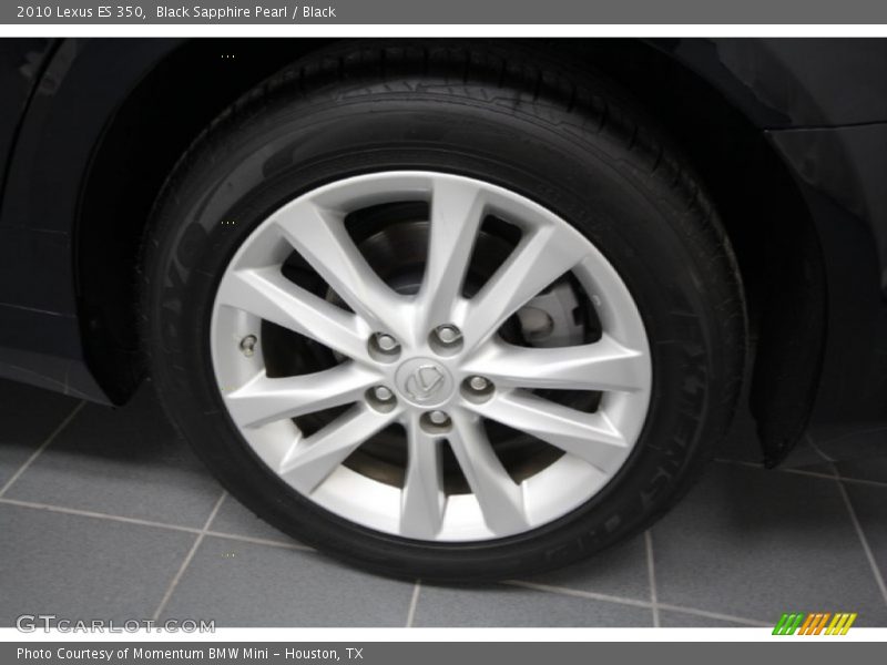 Black Sapphire Pearl / Black 2010 Lexus ES 350