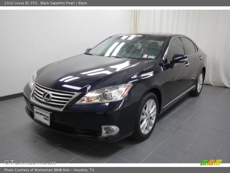Black Sapphire Pearl / Black 2010 Lexus ES 350