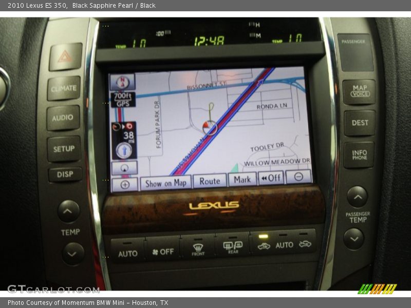 Black Sapphire Pearl / Black 2010 Lexus ES 350