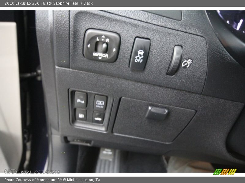 Black Sapphire Pearl / Black 2010 Lexus ES 350