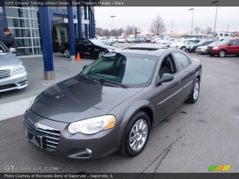 Dark Titanium Metallic / Black 2005 Chrysler Sebring Limited Sedan