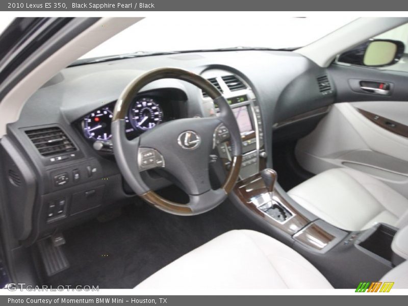Black Sapphire Pearl / Black 2010 Lexus ES 350