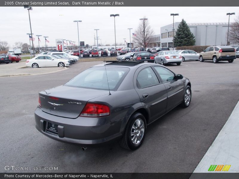 Dark Titanium Metallic / Black 2005 Chrysler Sebring Limited Sedan