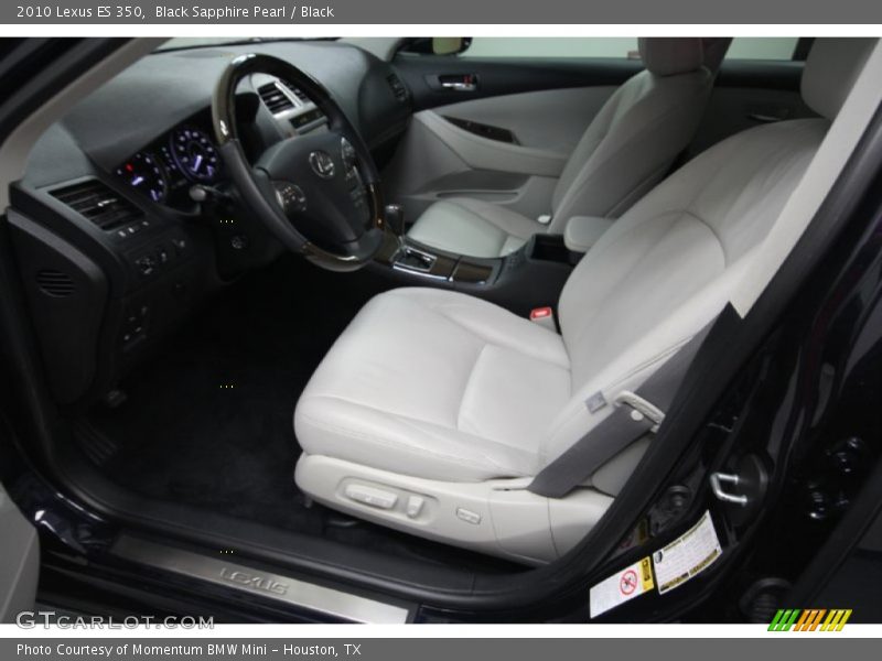 Black Sapphire Pearl / Black 2010 Lexus ES 350
