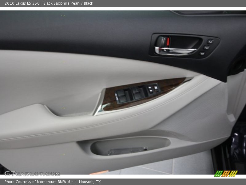 Black Sapphire Pearl / Black 2010 Lexus ES 350
