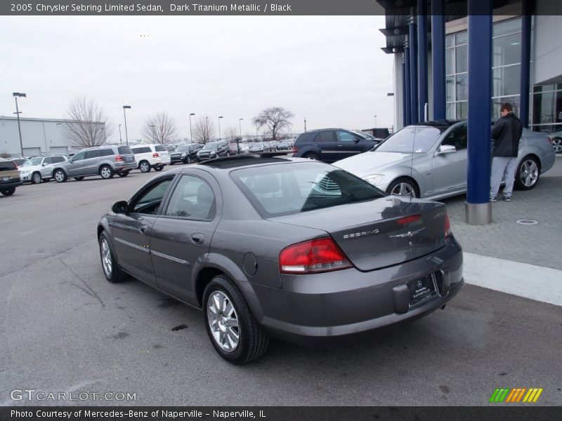 Dark Titanium Metallic / Black 2005 Chrysler Sebring Limited Sedan