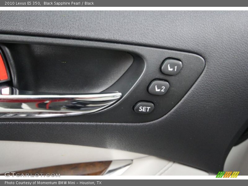 Black Sapphire Pearl / Black 2010 Lexus ES 350