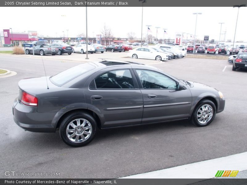 Dark Titanium Metallic / Black 2005 Chrysler Sebring Limited Sedan
