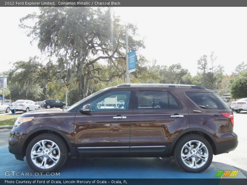 Cinnamon Metallic / Charcoal Black 2012 Ford Explorer Limited