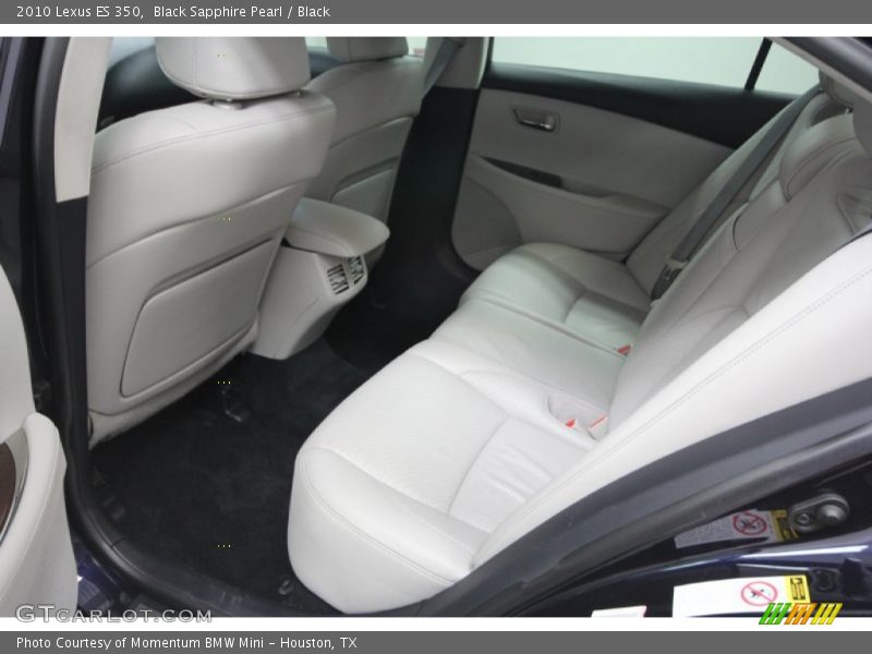 Black Sapphire Pearl / Black 2010 Lexus ES 350