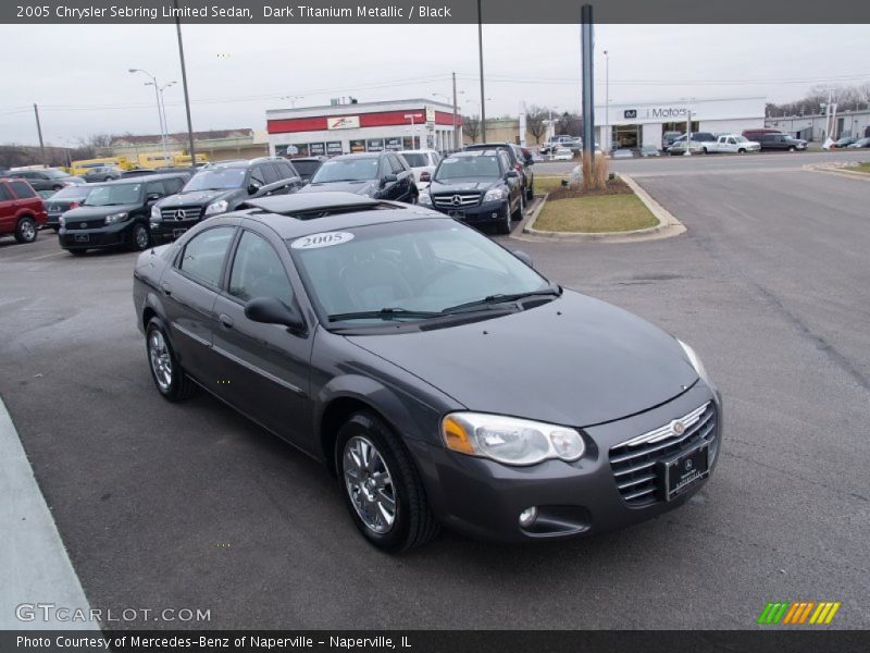 Dark Titanium Metallic / Black 2005 Chrysler Sebring Limited Sedan