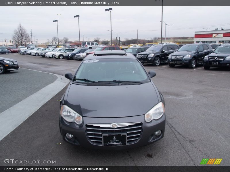 Dark Titanium Metallic / Black 2005 Chrysler Sebring Limited Sedan