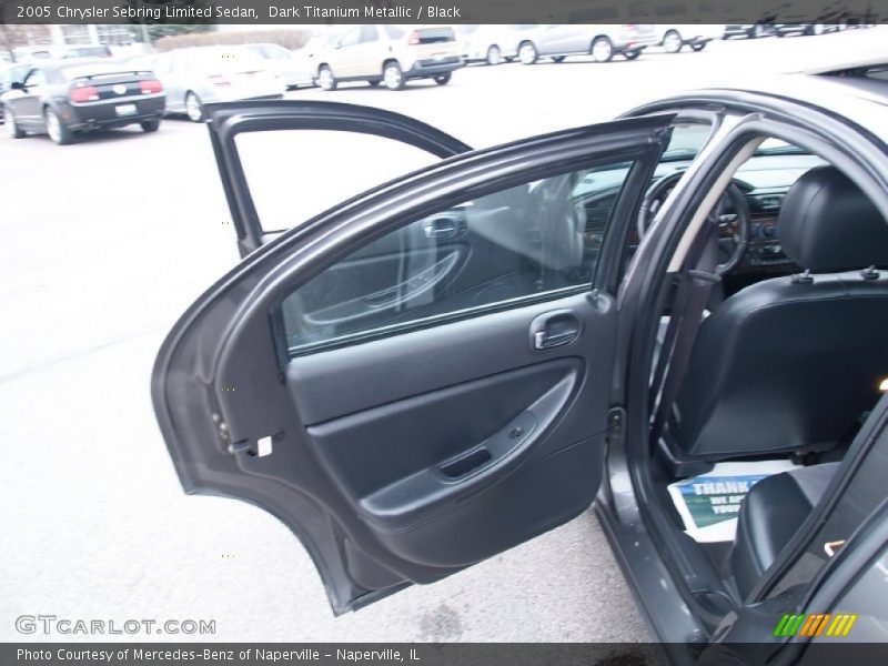 Dark Titanium Metallic / Black 2005 Chrysler Sebring Limited Sedan