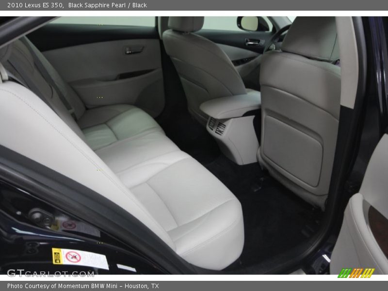 Black Sapphire Pearl / Black 2010 Lexus ES 350