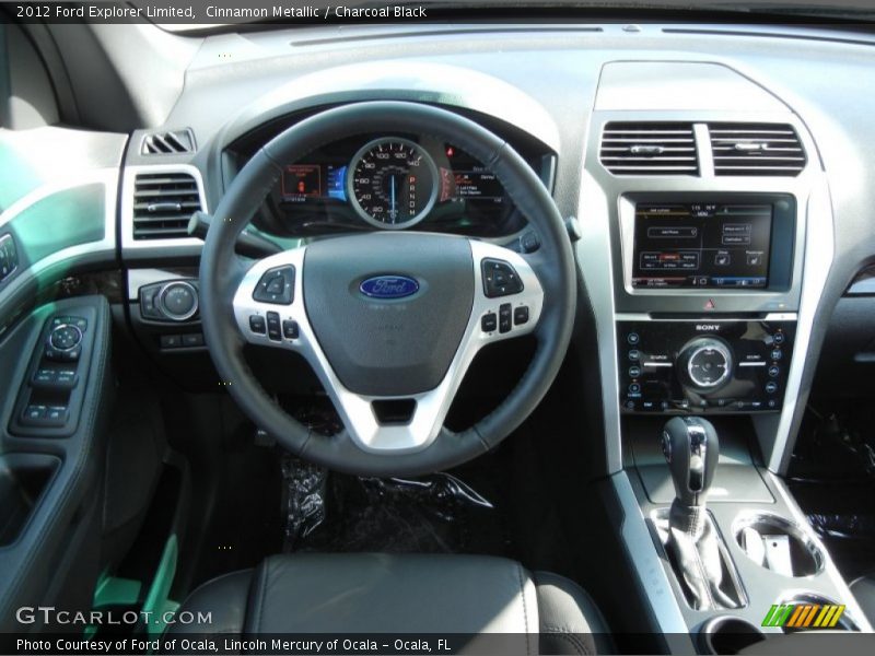 Cinnamon Metallic / Charcoal Black 2012 Ford Explorer Limited