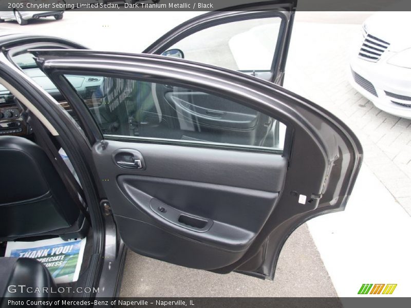 Dark Titanium Metallic / Black 2005 Chrysler Sebring Limited Sedan