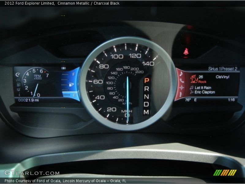 Cinnamon Metallic / Charcoal Black 2012 Ford Explorer Limited