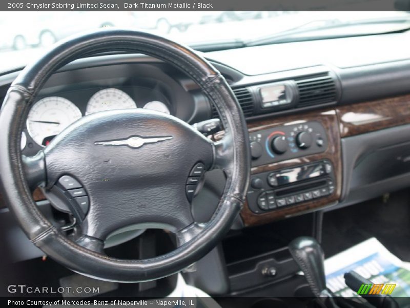 Dark Titanium Metallic / Black 2005 Chrysler Sebring Limited Sedan