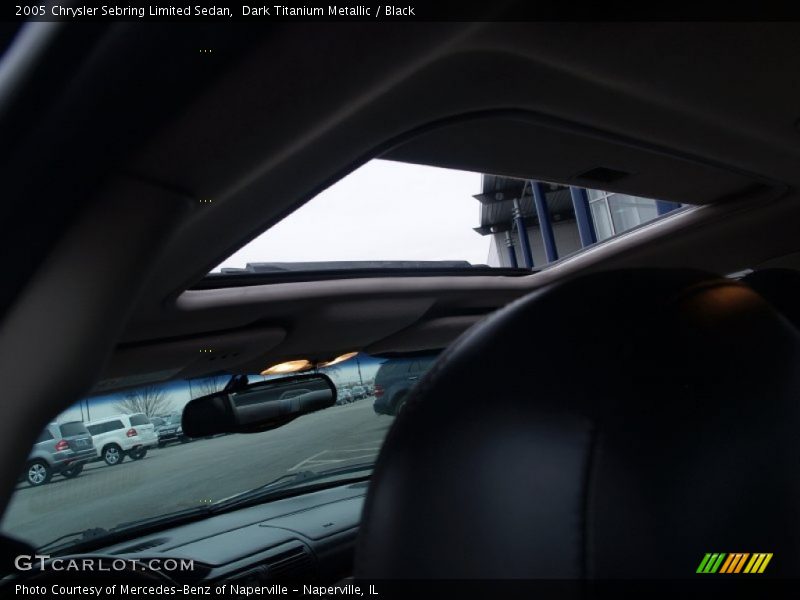 Dark Titanium Metallic / Black 2005 Chrysler Sebring Limited Sedan