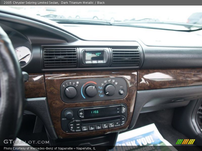 Dark Titanium Metallic / Black 2005 Chrysler Sebring Limited Sedan