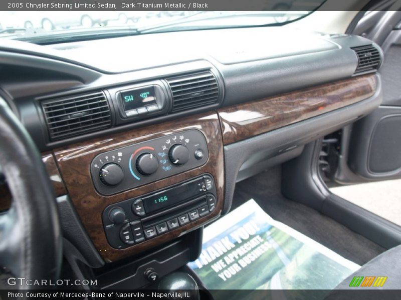 Dark Titanium Metallic / Black 2005 Chrysler Sebring Limited Sedan