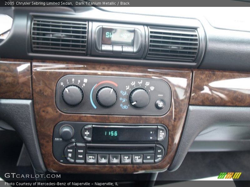 Dark Titanium Metallic / Black 2005 Chrysler Sebring Limited Sedan