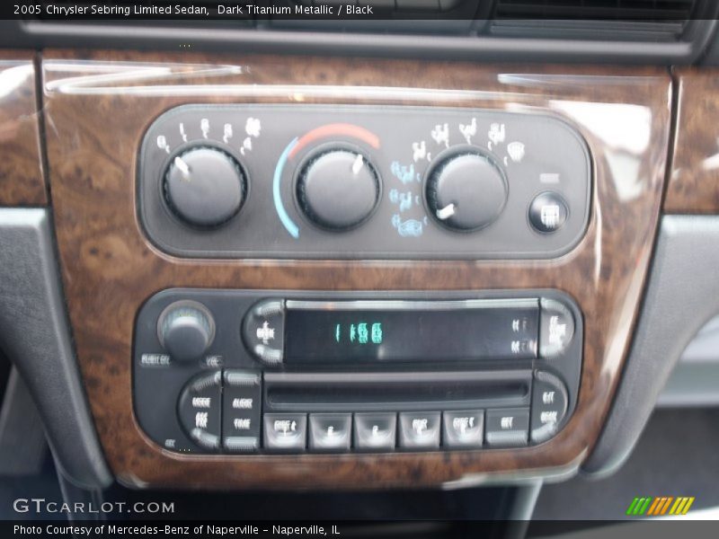 Dark Titanium Metallic / Black 2005 Chrysler Sebring Limited Sedan