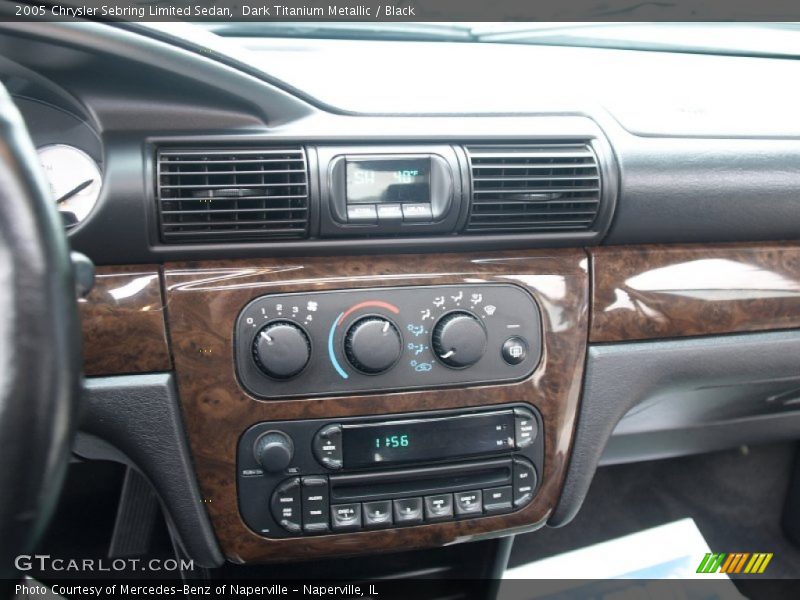 Dark Titanium Metallic / Black 2005 Chrysler Sebring Limited Sedan