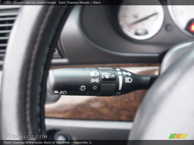 Dark Titanium Metallic / Black 2005 Chrysler Sebring Limited Sedan
