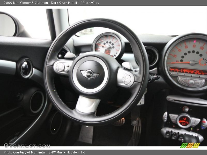 Dark Silver Metallic / Black/Grey 2009 Mini Cooper S Clubman