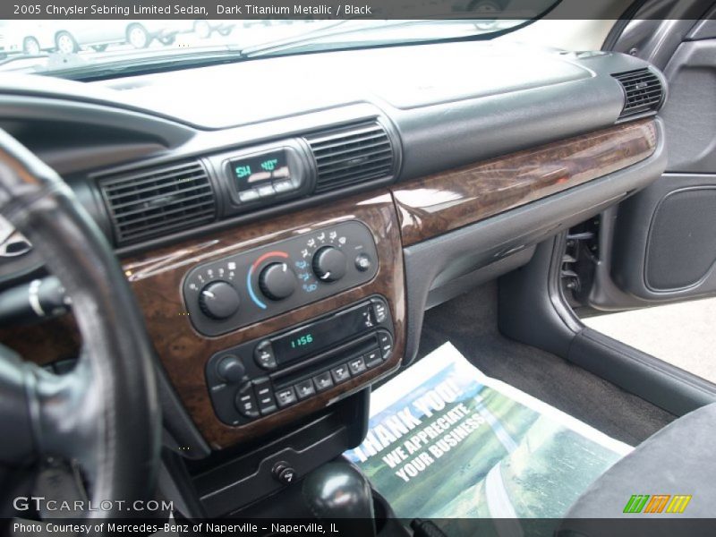 Dark Titanium Metallic / Black 2005 Chrysler Sebring Limited Sedan