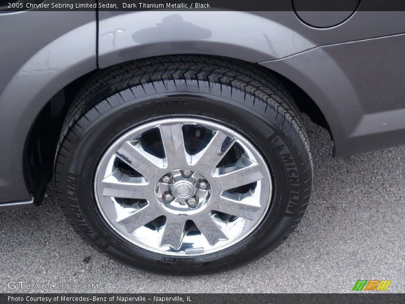 Dark Titanium Metallic / Black 2005 Chrysler Sebring Limited Sedan