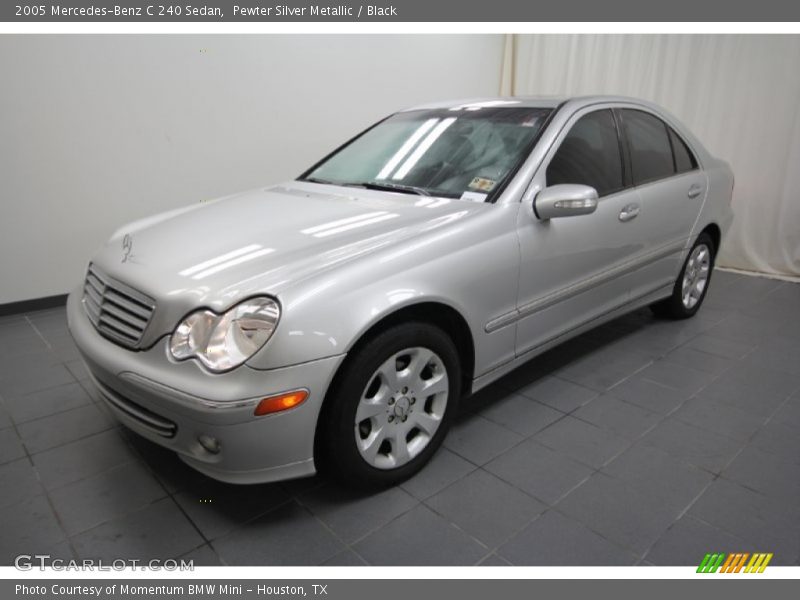 Pewter Silver Metallic / Black 2005 Mercedes-Benz C 240 Sedan