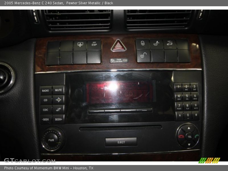 Pewter Silver Metallic / Black 2005 Mercedes-Benz C 240 Sedan