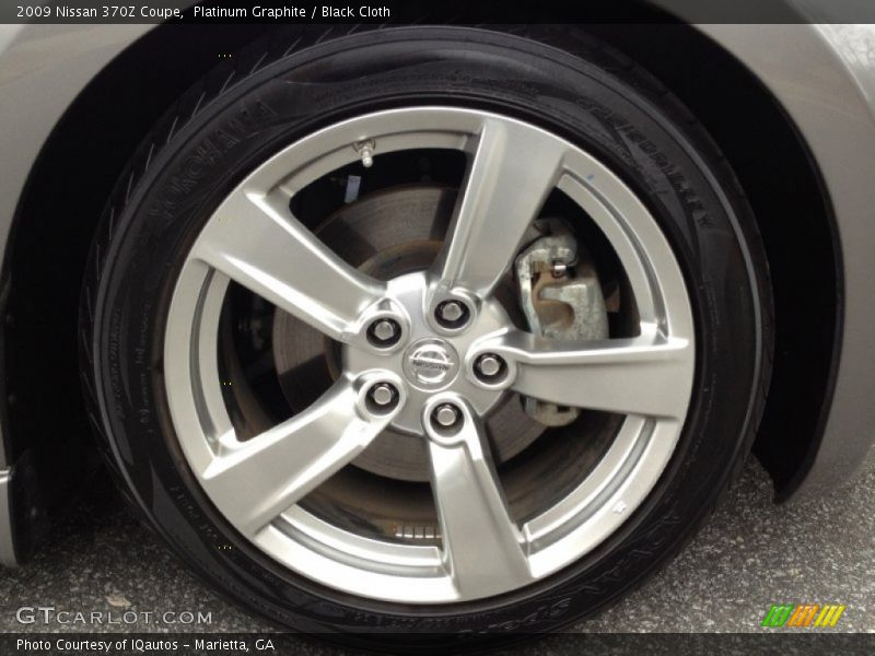 Platinum Graphite / Black Cloth 2009 Nissan 370Z Coupe