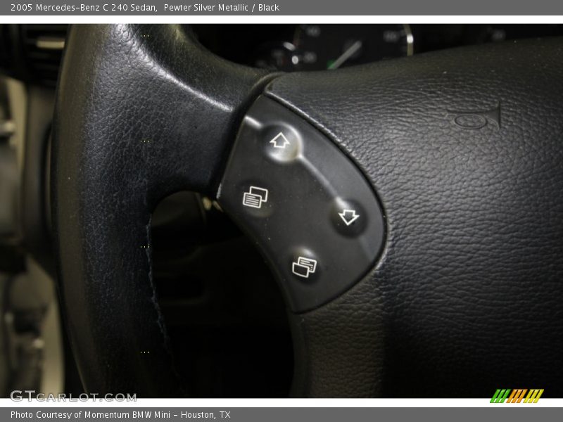 Pewter Silver Metallic / Black 2005 Mercedes-Benz C 240 Sedan