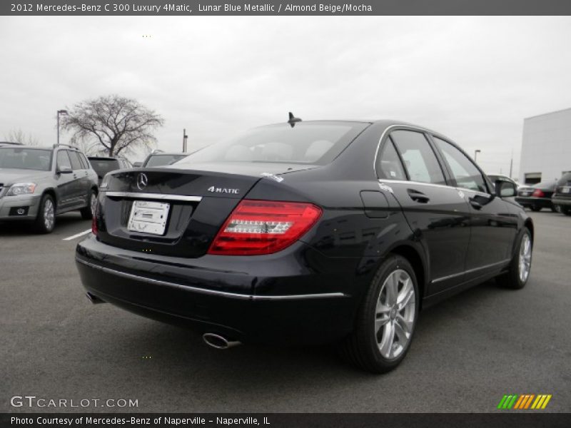 Lunar Blue Metallic / Almond Beige/Mocha 2012 Mercedes-Benz C 300 Luxury 4Matic