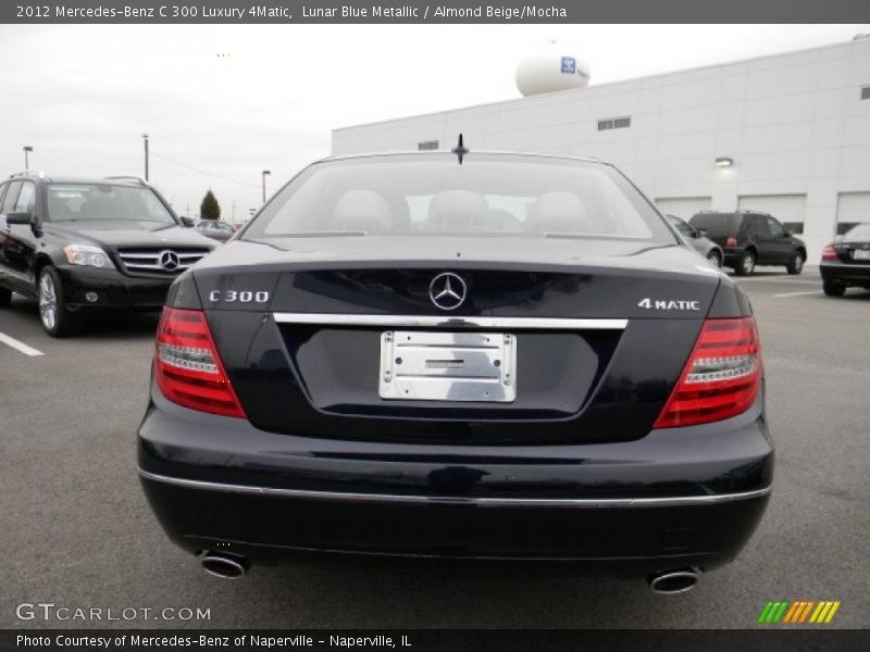 Lunar Blue Metallic / Almond Beige/Mocha 2012 Mercedes-Benz C 300 Luxury 4Matic