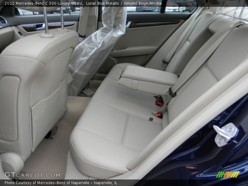 Lunar Blue Metallic / Almond Beige/Mocha 2012 Mercedes-Benz C 300 Luxury 4Matic