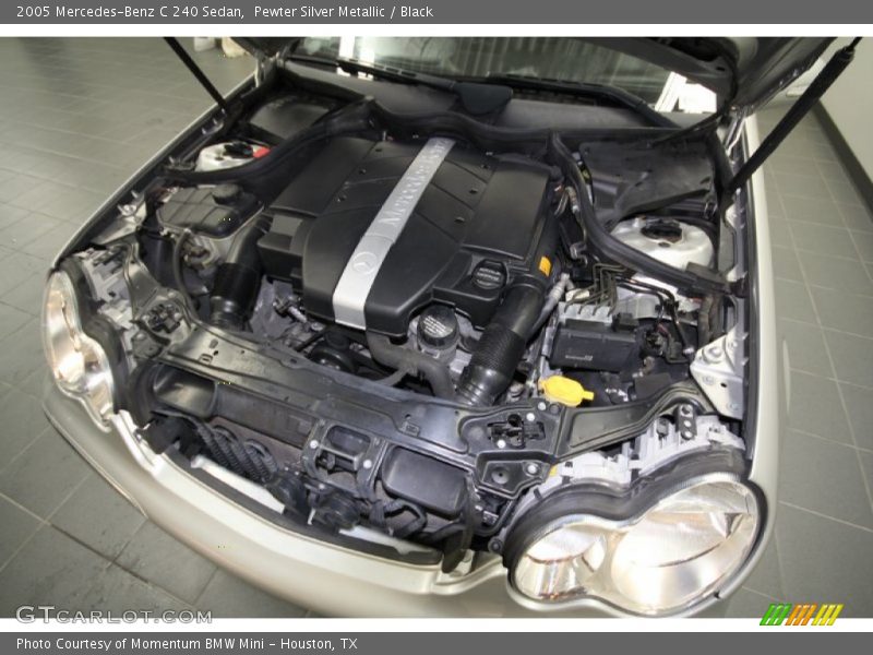 Pewter Silver Metallic / Black 2005 Mercedes-Benz C 240 Sedan
