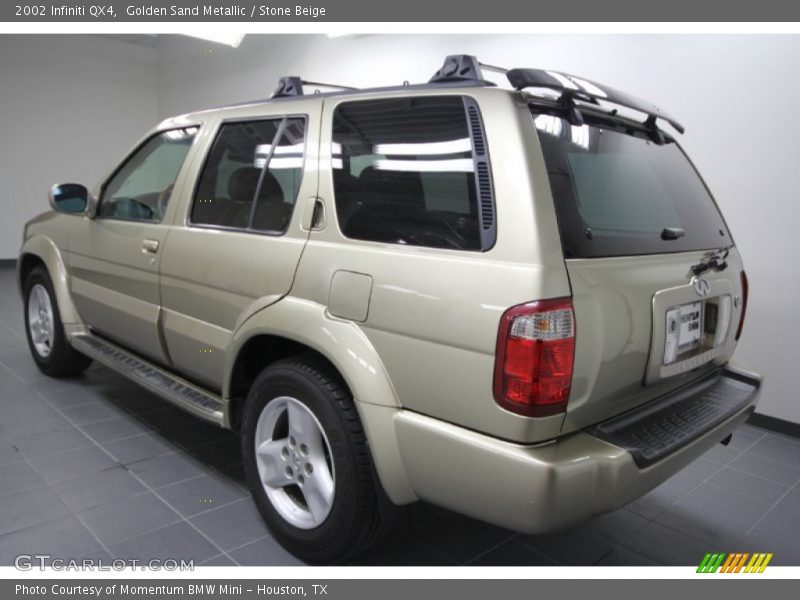 Golden Sand Metallic / Stone Beige 2002 Infiniti QX4