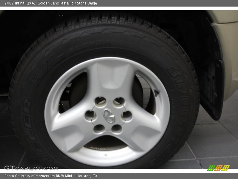 Golden Sand Metallic / Stone Beige 2002 Infiniti QX4