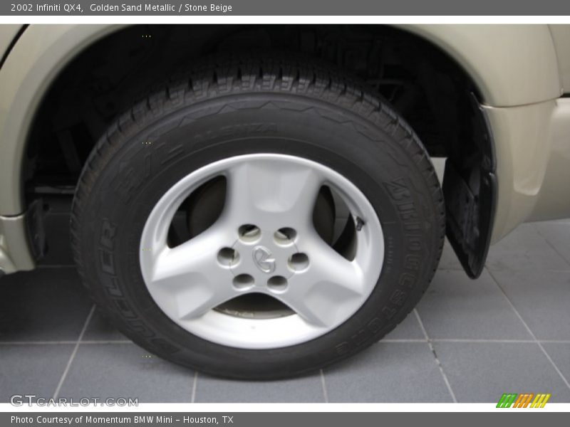 Golden Sand Metallic / Stone Beige 2002 Infiniti QX4