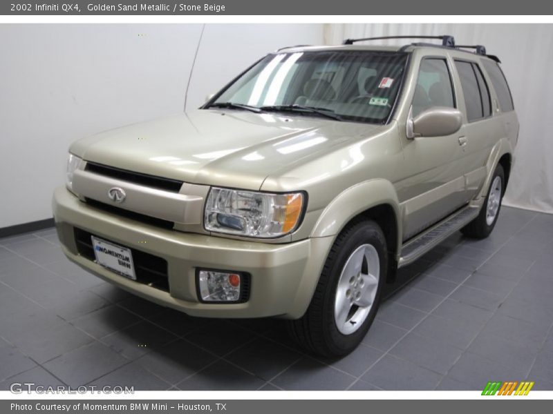 Golden Sand Metallic / Stone Beige 2002 Infiniti QX4