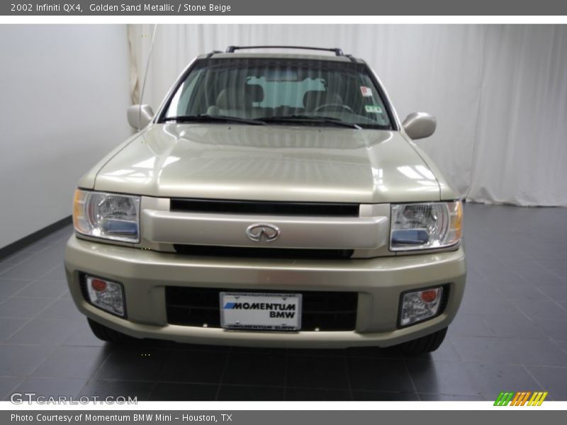 Golden Sand Metallic / Stone Beige 2002 Infiniti QX4