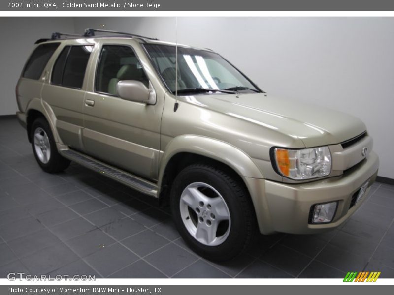 Golden Sand Metallic / Stone Beige 2002 Infiniti QX4